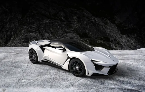 Авто, Белый, Рендеринг, Supercar, Concept Art, Спорткар, SuperSport, Transport & Vehicles