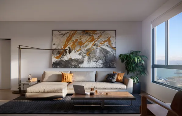 Диван, интерьер, гостиная, living room, Tennessee