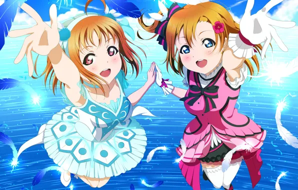 Девочки, перья, Love Live School Idol Project, Живая любовь