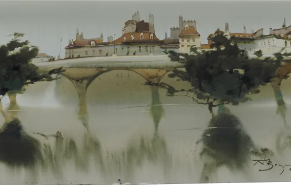 Картинка мост, панорама, арки, Аруш Воцмуш, Пахнет Водой.