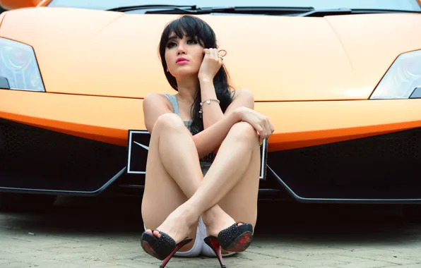 Картинка девушка, поза, ASLEY LIE