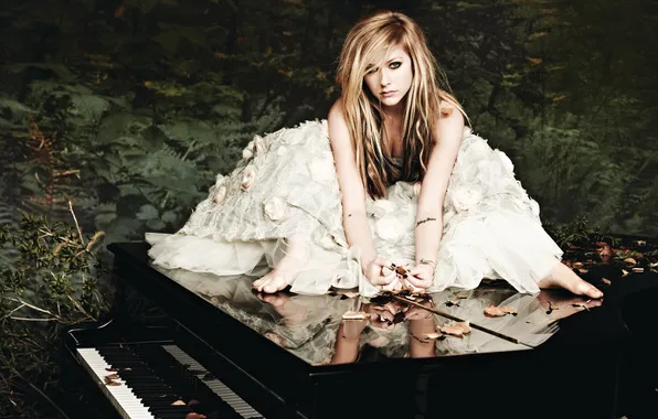 Avril Lavigne, Аврил Лавин, Пианино, Goodbye Lullaby
