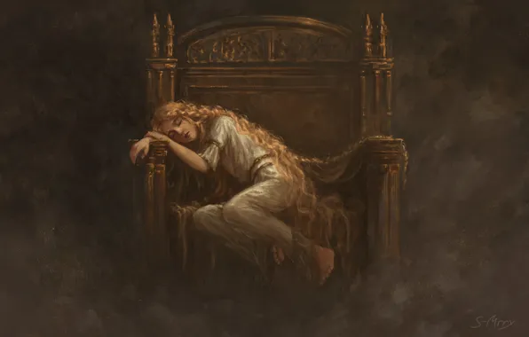 Спит, трон, юноша, Elden Ring, Miquella the Unalloyed, bloodexer