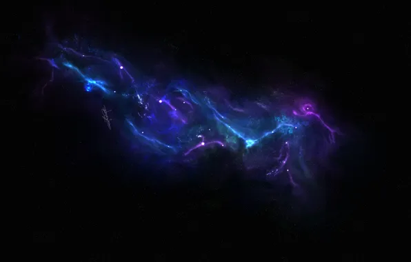 Картинка туманность, пространство, space, nebula, stars, бесконечность