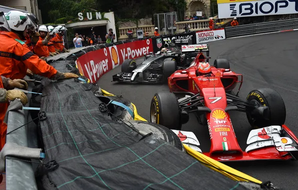 Картинка гонки, формула 1, ferrari, автоспорт, Монако