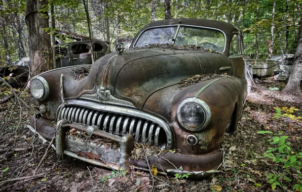 Картинка машина, фон, лом, Buick