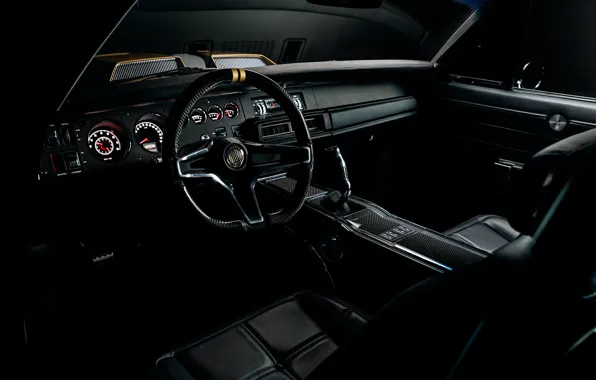 Dodge, Charger, car interior, Ringbrothers, Dodge Charger Tusk