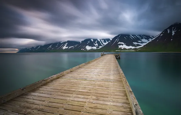 Картинка пейзаж, горы, озеро