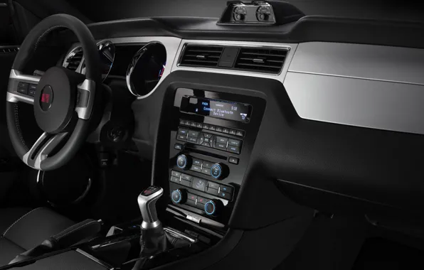 Mustang, Ford, Saleen, салон, 2009, приборная панель, S281