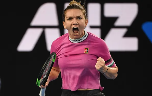 Картинка Sport, Simona, Tennis, WTA, Romanian, Simona Halep, AO 2019, Australia Open 2019