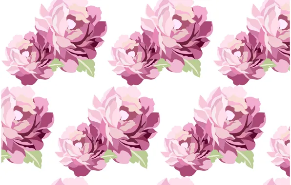Белый, цветы, фон, текстура, Purple, flowers, background, pattern