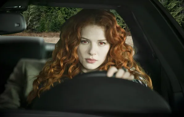 Картинка Сумерки, Rachelle Lefevre, красные глаза, Victoria, локоны, рыжая, Twilight, вампир