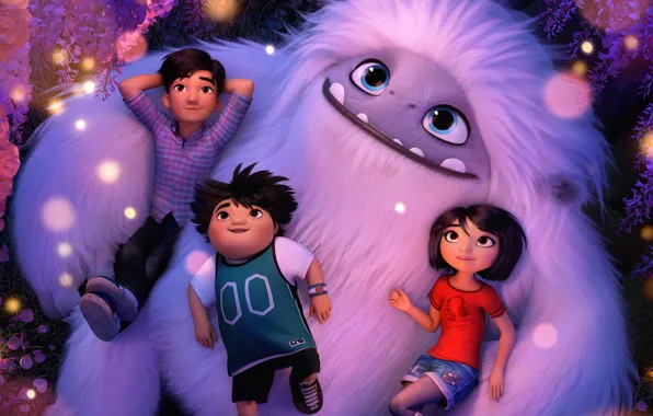 Дети, мультик, йети, Мультфильм, Эверест, Abominable, Animated Movie