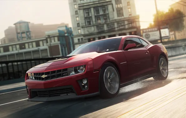 Игра, NFS, 2012, Chevrolet Camaro ZL1, Need for speed, Most wanted