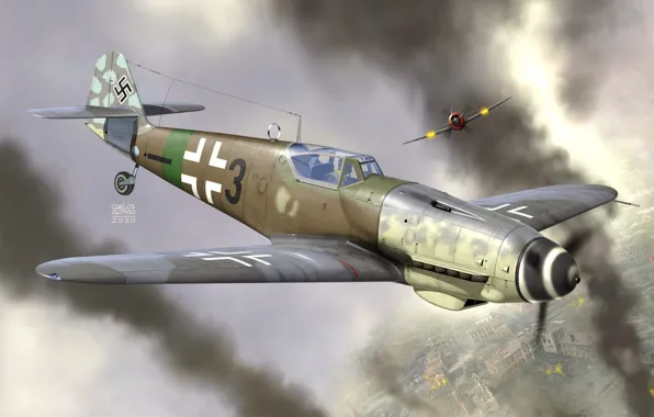 Messerschmitt, Luftwaffe, Gustav, Messerschmitt Bf 109, Bf. 109G-14/AS