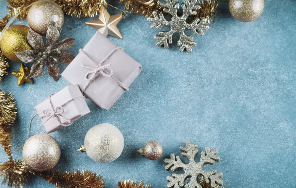 Картинка украшения, шары, Новый Год, Рождество, подарки, Christmas, balls, New Year