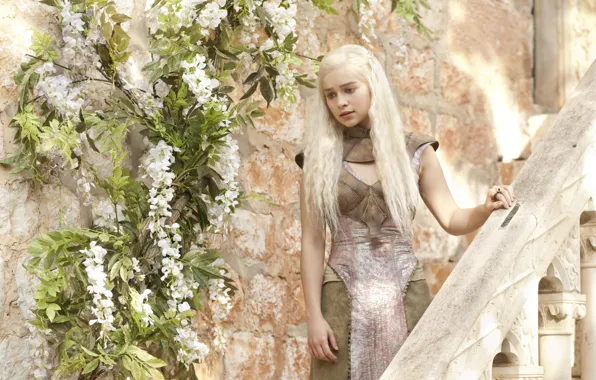 Картинка девушка, Игра Престолов, Game of Thrones, Emilia Clarke, Daenerys Targaryen, Эмилия Кларк