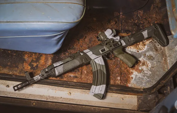 Картинка оружие, автомат, прицел, weapon, кастом, custom, VZ 58, assaul rifle