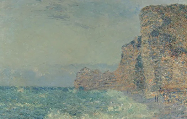 Пейзаж, природа, картина, Гюстав Луазо, Gustave Loiseau, Porte d'Amont. Etretat