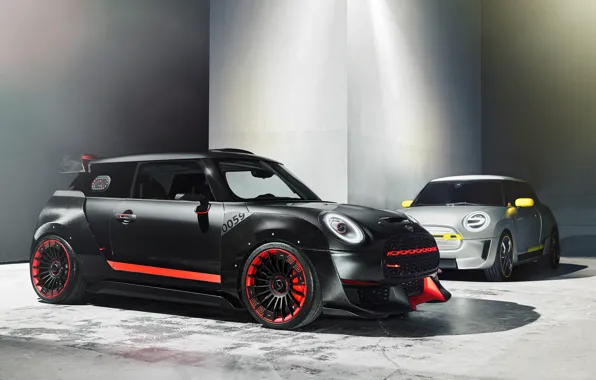 Concept, Mini, Cooper, 2018, Electric, 2017, John Cooper Works GP