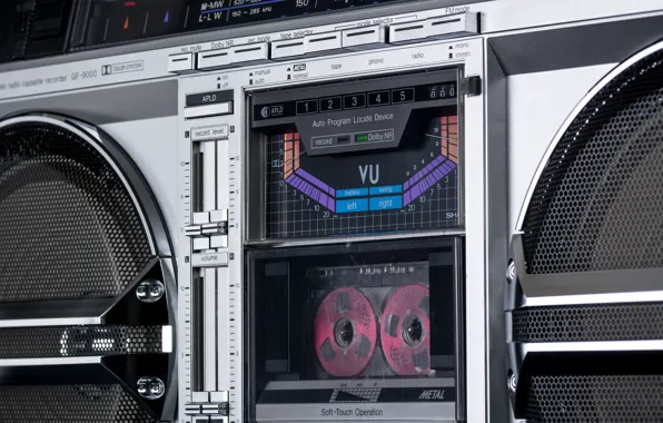 Дизайн, ретро, классика, Sharp, Stereo, BOOMBOX, GF-9000H