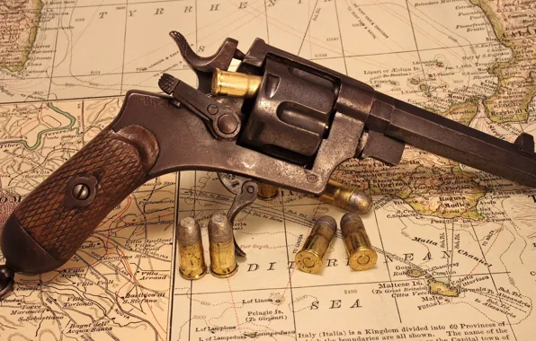 Карта, Дикий Запад, патроны, револьвер, Webley, old cowboy gun