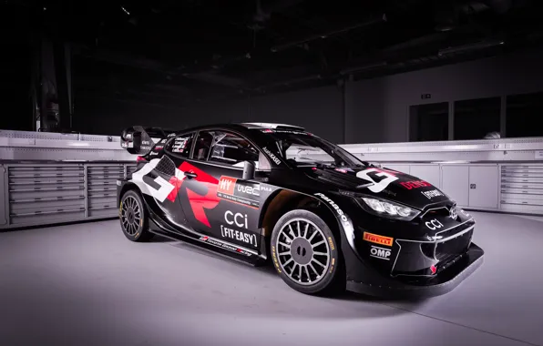 Скачать обои Hybrid, гибрид, Ралли, Yaris, Toyota GR, Rally1, 2024 ...