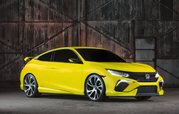 Купе, Honda, 2015, Civic Concept, двухдверное
