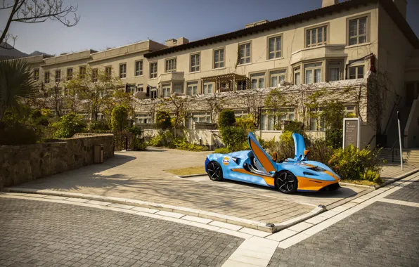 McLaren, спорткар, MSO, Gulf, 2020, Elva, McLaren MSO Elva Gulf Theme, McLaren MSO