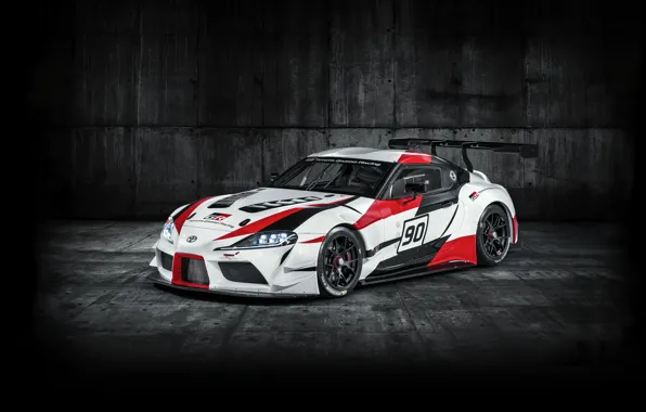 Toyota, 2018, антикрыло, гоночный автомобиль, GR Supra Racing Concept