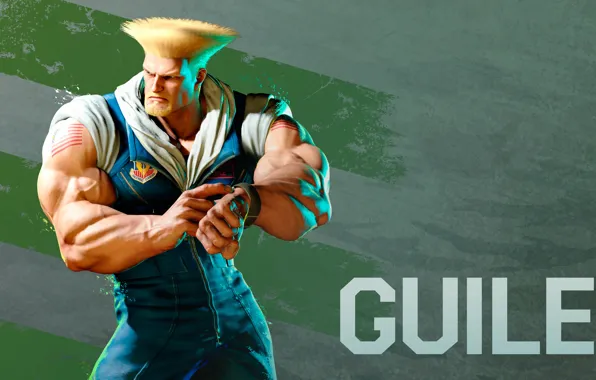 Картинка Мужчина, Game, Capcom, Street Fighter 6, Guile