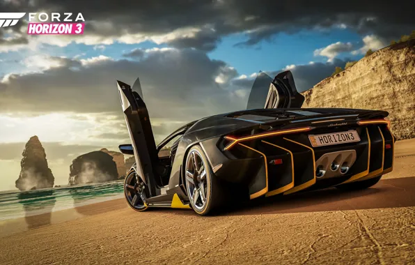 Картинка Lamborghini, Game, Centenario, Forza Horizon 3