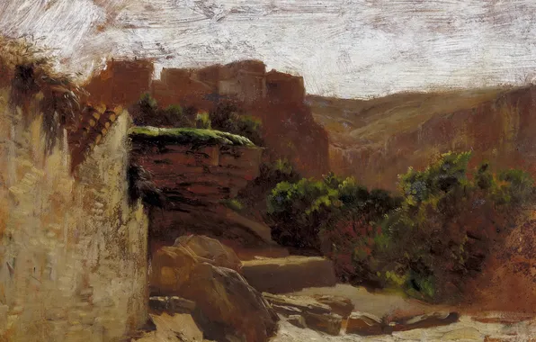 Пейзаж, картина, Карлос де Хаэс, Нуэвалос