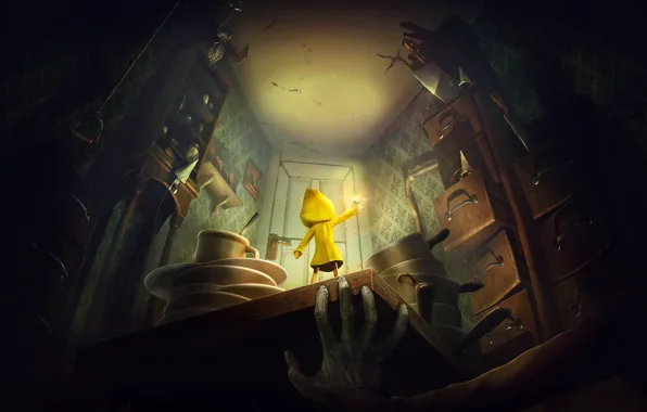 Игра, ужасы, кошмары, Bandai Namco Games, Little Nightmares, Шестая, Чрево