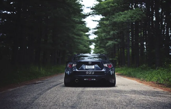 Дорога, Subaru, Лес, Toyota, 2012, Субару, Тойота, BRZ