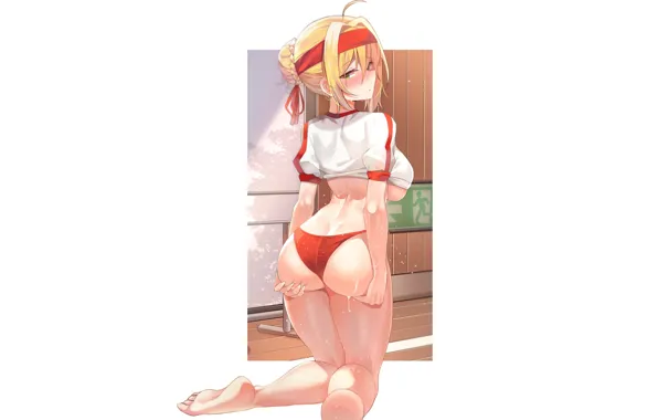 Sexy, ass, Anime, saber, pretty, Nero, butt, fate
