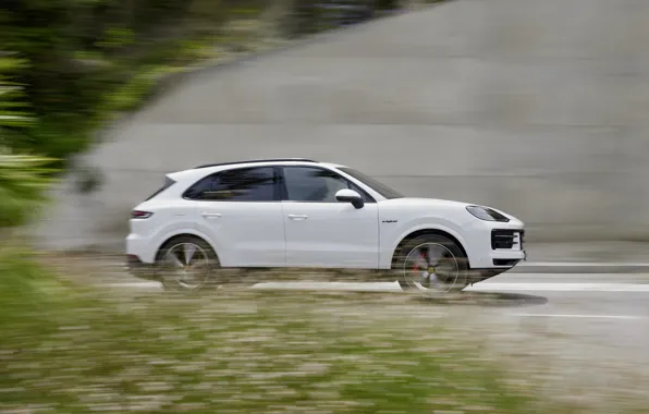 Картинка Porsche, Cayenne, drive, Porsche Cayenne S E-Hybrid