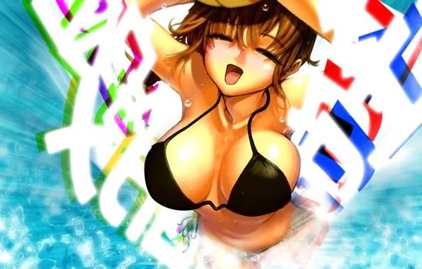 Вода, девушка, dead or alive, большие сиськи