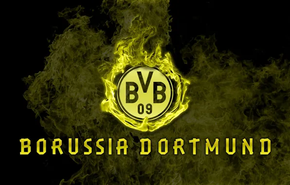 Wallpaper, sport, logo, football, Borussia Dortmund
