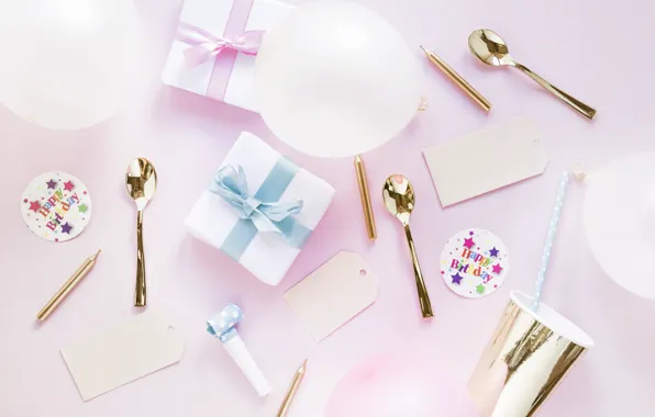 Декор, День рождения, Birthday, подароки, pink .background