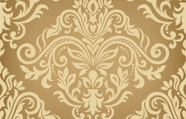 Золото, текстура, gold, орнамент, style, color, seamless background