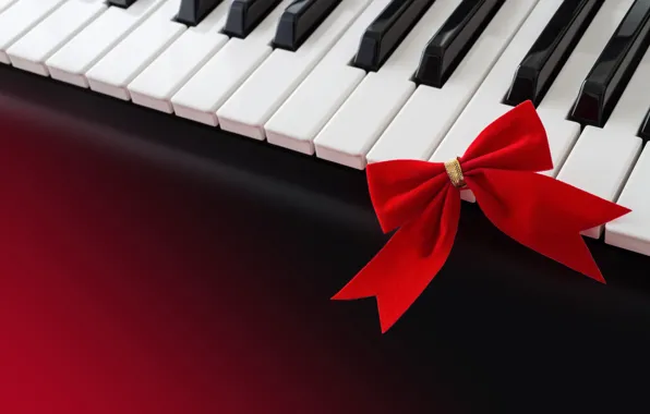 Шарики, украшения, праздник, music, Новый Год, Рождество, Christmas, piano