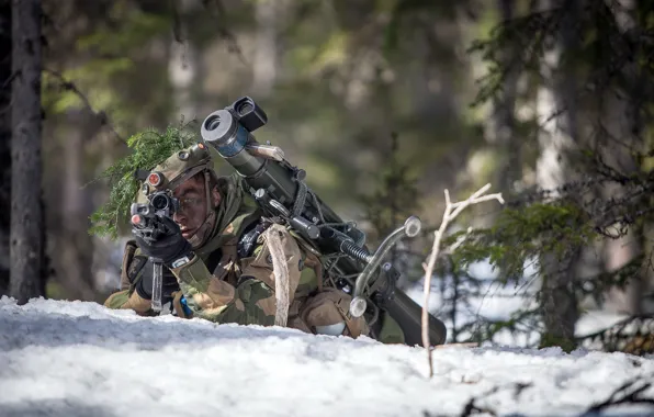 Картинка оружие, армия, солдат, Norwegian Army