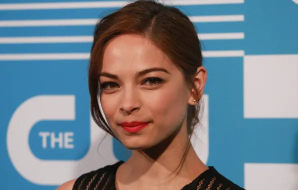 Взгляд, девушка, макияж, актриса, брюнетка, фотосессия, hair, Kristin Kreuk