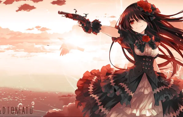 Девушка, аниме, арт, Date a Live