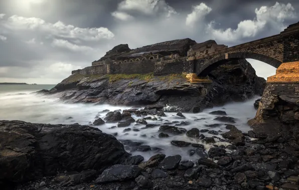 Море, берег, Breizh, Fort des Capucins