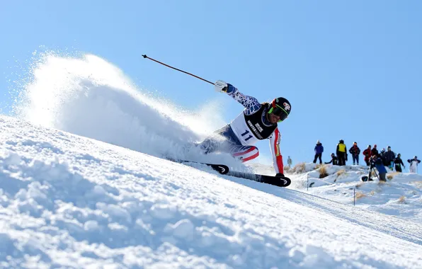 Снег, олимпиада, лыжник, горные лыжи, Сочи 2014, Sochi 2014, зимние олимпийские игры, Спортсмен