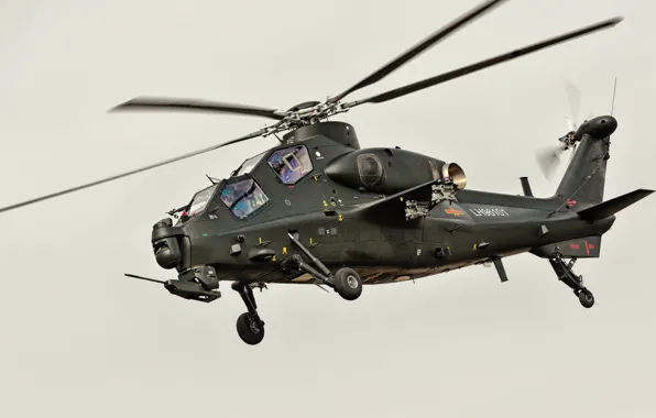 Red star, attack helicopter, China Air Force, CAIC Z-10, WZ-10
