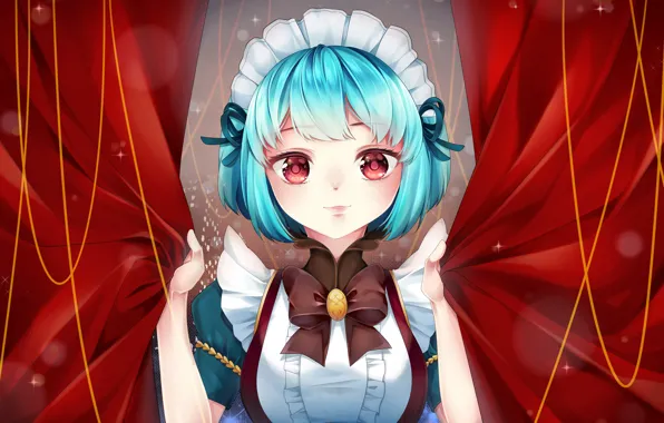Девушка, Angela, шторы, боке, Mobile Legends: Bang Bang!