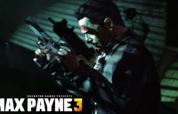 Картинка пистолеты, игра, Max Payne 3, Rockstar Games